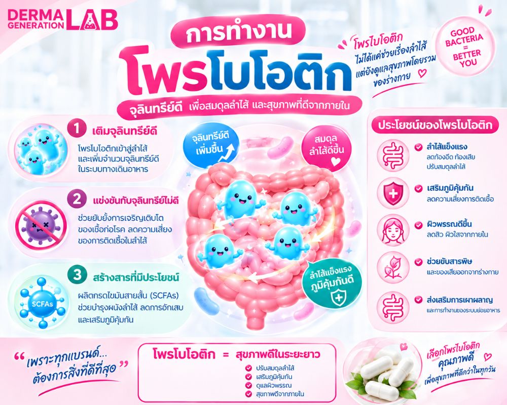 การทำงานของโพรไบโอติก